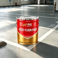 Peinture époxy pour sols en ciment, résistante à l'abrasion, pour ateliers d'équipements industriels, type anti-corrosion, directement de l'usine, couche de finition.