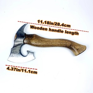 Mini hache <span class=keywords><strong>viking</strong></span> portable, acier forgé à la main, hache de survie, outil de plein air pour le camping, EDC, cadeau et collection <span class=keywords><strong>viking</strong></span> - Product Image 2