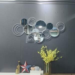 Espejo Decorativo de Pared Grande de Lujo 138x66cm, Artesanía de Metal Dorado, Decoración para el Hogar, Precio de Fábrica y Dropshipping - Product Image 5