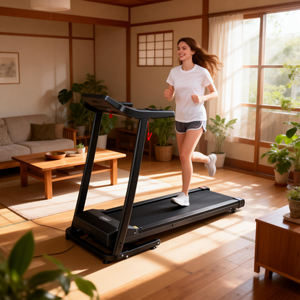 เครื่องวิ่งออกกำลังกายที่บ้าน มอเตอร์ 2.0 แรงม้า ปรับความชันด้วยมือ รับน้ำหนักได้สูงสุด 120 กก. หน้าจอ LED ขายตรงจากโรงงาน - Product Image 2