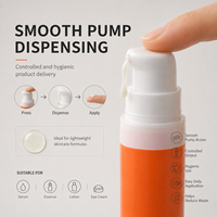 Mini flacon pompe cosmétique en PP 5ml 10ml 15ml, couleur personnalisée, emballage pour soins de la peau, crème pour les yeux, sérum, lotion, kit de voyage, OEM