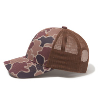 Casquette Trucker 6 Panneaux en Coton Sublimé Camouflage avec Logo Personnalisé pour Marques Premium d'Activités de Plein Air, Course, Randonnée, Sports – Casquette Trucker Classique