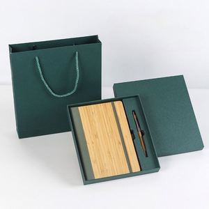 2026 Trending Eco-friendly Bamboo Gift Set Items Journal Notebook Gifts Craft Paper Notebooks with Pen Business Office <b>Bottle</b> - Product Image 3