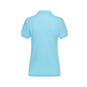 Camisa Casual de Color Sólido, Ajustada, Transpirable, Diseñada para Mujer, Manga Corta, Dobladillo a Medida, Mezcla de Algodón Premium, Tacto Suave - Product Image 6