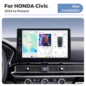 DUDU7 MEKEDE - Unidad Principal Exclusiva para Automóvil Android con Ventilación, Pantalla HD Grande, Función AUX DSP para HONDA <span class=keywords><strong>Civic</strong></span> 2022 al Presente de 11.5 Pulgadas - Product Image 2
