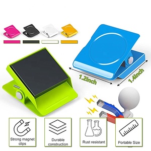 Hot 8 cái/túi xuyên biên giới <span class=keywords><strong>Clip</strong></span> Lưu ý tổ chức đầy màu sắc kim loại nam châm <span class=keywords><strong>clip</strong></span> cho bảng trắng tủ lạnh bảng trắng kẹp - Product Image 2
