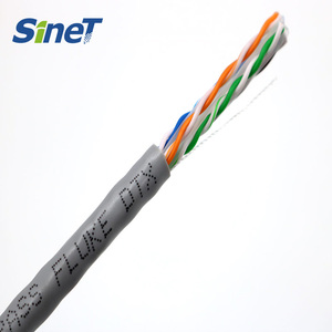 Chất lượng cao 1- 10g tốc độ sẵn sàng để tàu 1000ft grey vượt qua kiểm tra 23AWG Rắn Đồng Trần <span class=keywords><strong>UTP</strong></span> <span class=keywords><strong>Cat6</strong></span> Cáp 305m - Product Image 4