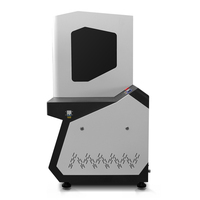 Graveur laser à fibre 3D MOPA 100W 200W 300W avec tête de marquage galvanométrique, machine laser pour métaux fermée, idéale pou