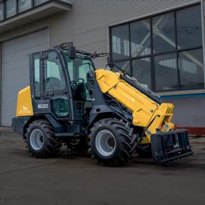 Электрический колесный телескопический погрузчик 0.4ton 0.8ton 1.0ton <span class=keywords><strong>1.2ton</strong></span> сельскохозяйственная Строительная Лопата оборудование мини-погрузчик - Product Image 6