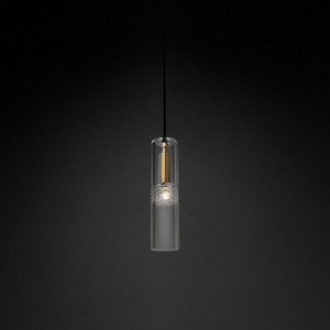 Lámpara Colgante de Cristal Minimalista Posmoderna de Una Sola Cabeza, Lámpara de Línea Larga Única para Comedor, Cafetería, Estudio, Dormitorio - Product Image 3