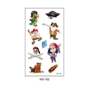 สติ๊กเกอร์ชั่วคราวลายการ์ตูนโจรสลัดกันน้ำสำหรับเด็ก,<span class=keywords><strong>ขอ</strong></span>งชำร่วยงาน<span class=keywords><strong>วัน</strong></span>เกิด - Product Image 3