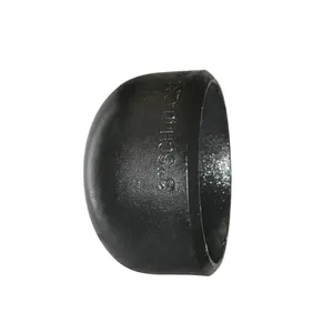 ms end cap sch80 steel pipe fitting astm a234 wpb seamless end cap