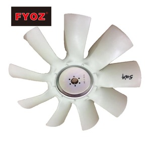 พัดลมระบายความร้อน 65066015064 สำหรับ <span class=keywords><strong>Doosan</strong></span> สำหรับรถขุด Komatsu รุ่น DL250A DX300LC DX340LC DX380LC-3 อะไหล่ทดแทน - Product Image 1