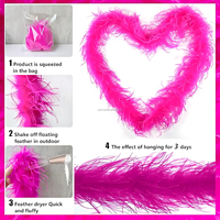 Offre Spéciale 8-10 cm plumes d'autruche Boas haute qualité plumes artisanales moelleuses couleur personnalisée motif teint pour les fêtes