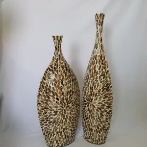 Vase moderne en perles du Vietnam, 1 pièce, de haute qualité, avec joli design du Vietnam