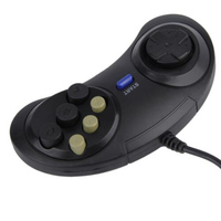 Manette de jeu filaire pour Sega Genesis, Joystick pour Sega Mega Game Controller