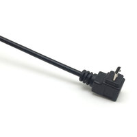 Cable de datos y carga USB 2.0 A macho a micro macho con ángulo ascendente/descendente