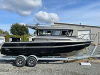 Yacht sportif de luxe en aluminium de 34 pieds avec console centrale et T-Top, modèle 2026, bateau de pêche en haute mer, pour les loisirs quotidiens en eau libre, Allsealion