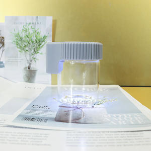 Offre Spéciale – Pot de Rangement Hermétique Lumineux avec Logo Personnalisé OEM, Verre Grossissant Transparent à LED, Conteneur pour Herbes MAG Jar - Product Image 4