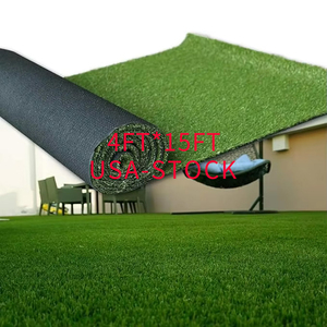 Lfl cỏ 4ft * 15ft USA cổ mật độ cao nhân tạo Turf 20mm vật nuôi chó cỏ trang trí sân vườn không có nhân tạo Turf - Product Image 1