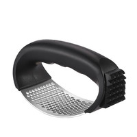Hete Verkoop 304 Food Grade Roestvrij Staal 2-In-1 Keuken Gadget Knoflookpers & Vlees Chopper Voor Fruit En Groente