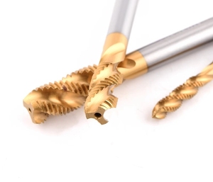 Tornillo de ranura de flauta en espiral HSS, rosca de revestimiento TICN de estaño que contiene cobalto, grifo de máquina de grifo de acero inoxidable, 2. - Product Image 3