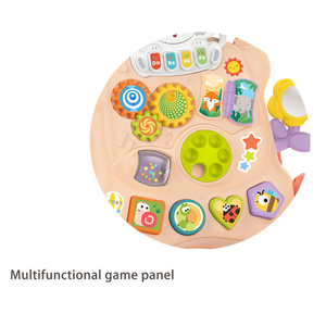 बाओ हान पुश वॉकर बेबी उत्पाद शैक्षिक गतिविधि खिलौने जो बच्चों को 1 में 4 में पहियों और सीट के साथ सीखने - Product Image 4