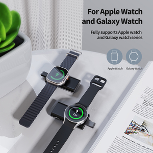 Mini ad alta capacità 3-in-1 caricabatterie Wireless portatile Power Bank 10W uscita compatta soluzione di ricarica per Smart watch phone - Product Image 2