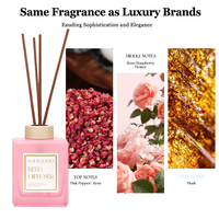 Diffuseur de parfum Mulan personnalisable avec votre logo, Oud Agarwood, longue durée, élimine les odeurs, aromathérapie, 100 ml