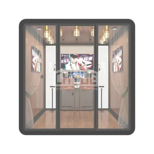 Foshan high quality prefab house reference room airport prefabricated houses villa sale container homes