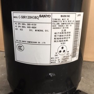 คอมเพรสเซอร์ทำความเย็นซันโย รุ่น C-SBR145H15P แบบสโครล สำหรับเครื่องปรับอากาศ - Product Image 3