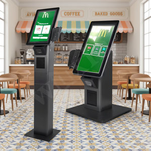 Afficheur de menu de restaurant 21,5'' avec écran tactile capacitif, borne de paiement en libre-<span class=keywords><strong>service</strong></span>, écran tactile pour la vente au détail avec lecteur de cartes, paiement en libre-<span class=keywords><strong>service</strong></span> - Product Image 6