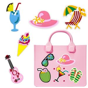 2025 Neue große EVA Strandkorb-Tasche Bogg Bag Zubehör-Einsätze Ersatz Strand Reise Schmetterlings-Dekorationsanhänger - Product Image 2