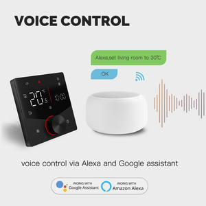<span class=keywords><strong>Thermostat</strong></span> intelligent WiFi LangYeao Tuya 88x88mm, programmable hebdomadaire, compatible avec Alexa et Google Home pour chauffage au sol - Product Image 4
