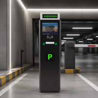 Barrière de parking intelligente tout-en-un automatisée à LED avec reconnaissance ANPR/LPR intégrée pour parking indépendant