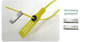 Etiquetas de Seguridad de Plástico PP/PE de Un Solo Uso, Sello Antirrobo, Sello de Seguridad a Prueba de Manipulaciones para Autos, Camionetas, Camiones y Contenedores - Product Image 5