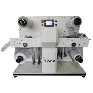 VD240 High Quality Desktop Label Paper Roll Laser Die Cut Cutting Machine for Label