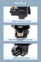 Roue de robot d'entrepôt MDBOT, unité de traction avec moteur servo 2600W, puissance de direction 750W, roue motrice de véhicule automatique de haute précision
