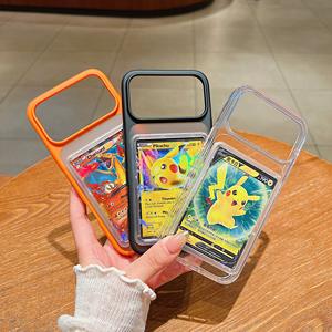 Nouvelle coque de téléphone portable en TPU antichoc avec porte-cartes de collection design, motif dessin animé, logo personnalisé estampé à chaud - Product Image 5