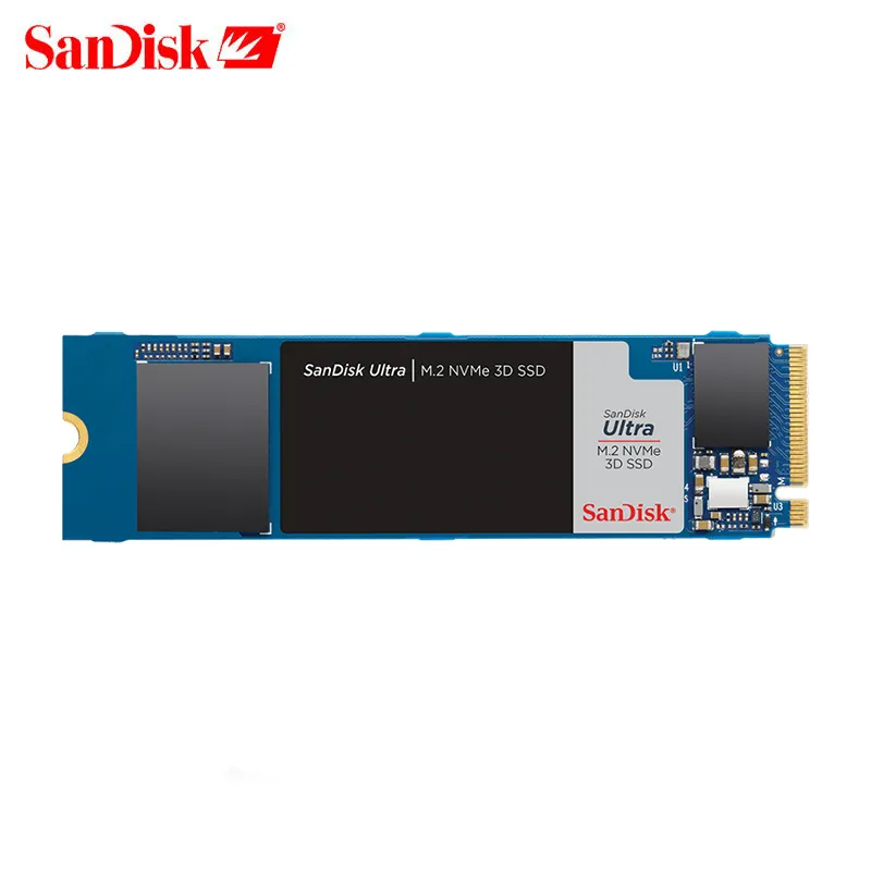 100% Original Sandisk PCIe NVMe M2 SSD 250GB 500GB Internal Hard Drive 1TB 2TB Solid State Disk HDD for Laptop Desktop