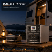 Générateur solaire portable 2500W, station d'alimentation LiFePO4 2432Wh, crête 3000W MPPT pour la maison, le camping-car, le camping et les situations d'urgence