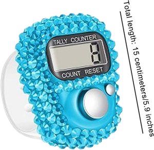 Vente flash : petit compteur de clics à doigt avec strass, compteur numérique LED électronique portable, compteur de clics à doigt - Product Image 3