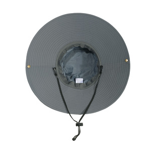 Chapeau Bob d'été à large bord, respirant, séchage rapide, protection solaire, 100 % acrylique, couleur unie, réglable, idéal pour les activités de plein air - Product Image 4