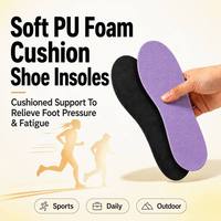 Semelles intérieures sportives AureRight en PU confortables, respirantes, anti-fatigue, écologiques, durables, fourniture directe d'usine en gros