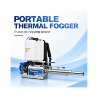 Pulvérisateur thermique à jet pulsé portable avec réservoir dorsal pour la lutte antiparasitaire et la désinfection des exploitations agricoles