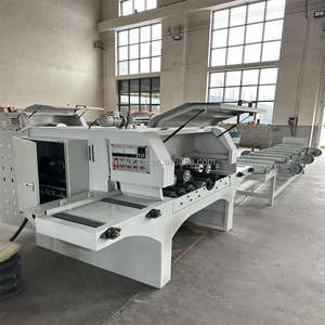 Scierie à bois carré haute efficacité pour la construction, machine à scier à <span class=keywords><strong>table</strong></span> à double arbre à chaîne et lames multiples - Product Image 2