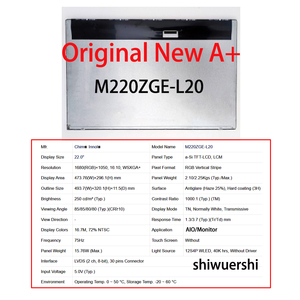 Écran LCD de remplacement A+ 22 pouces M220Z1 L03 LA3 LM220WE1 M220ZGE L20 L23 M220HGE L20 pour panneau d'affichage AIO – Vente en gros, neuf et original - Product Image 3