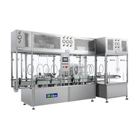 Machine de capsulage et d'étiquetage de remplissage de sirop oral pneumatique de flacon compte-gouttes automatique de liquide chaud 1.5Ml
