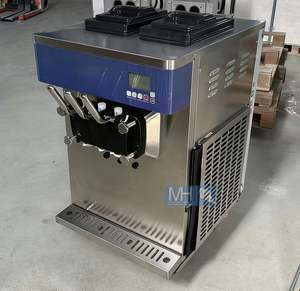 Machine à glace molle professionnelle de comptoir chinoise à 3 saveurs pour la fabrication de glaces molles, prix - Product Image 2