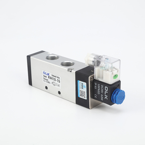 Électrovanne pneumatique 5 voies à 2 positions Air 24V, de haute qualité, 4V410-10 4V410-15
